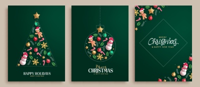 Merry Christmas Greeting Cards #1, 28xAI Merry Christmas Greeting Cards #1, 28xAI