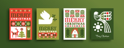 Merry Christmas Greeting Cards #2, 25xAI Merry Christmas Greeting Cards #2, 25xAI