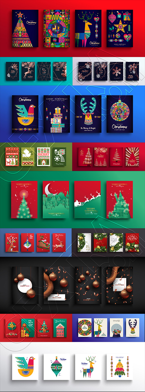 Merry Christmas Greeting Cards #2, 25xAI Merry Christmas Greeting Cards #2, 25xAI
