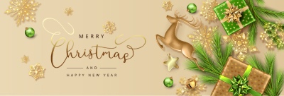 Merry Christmas Greeting Cards #4, Deers 30xAI
