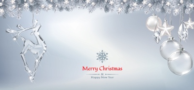 Merry Christmas Greeting Cards #4, Deers 30xAI