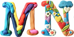 3D Clay Playdough Alphabet & Numbers PNG