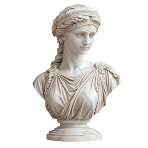 Roman Sculptures, Inovation Statues, Lady Justice and Buddha 27xPNG