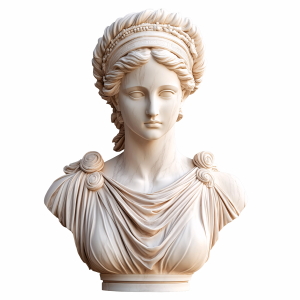 Roman Sculptures, Inovation Statues, Lady Justice and Buddha 27xPNG
