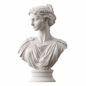 Roman Sculptures, Inovation Statues, Lady Justice and Buddha 27xPNG