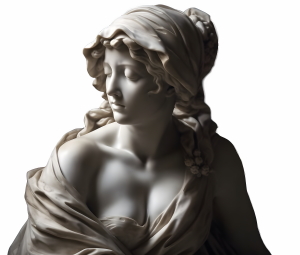 Roman Sculptures, Inovation Statues, Lady Justice and Buddha 27xPNG