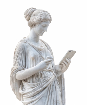 Roman Sculptures, Inovation Statues, Lady Justice and Buddha 27xPNG