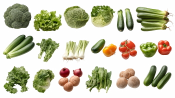 Winter Vegetables #2, 39xPNG