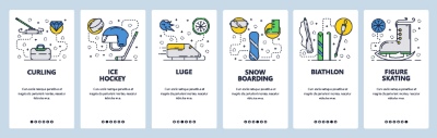 Winter Sports Templates, Badgets & Logos 26xAI