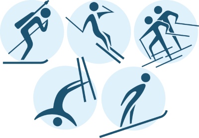 Winter Sports Templates, Badgets & Logos 26xAI