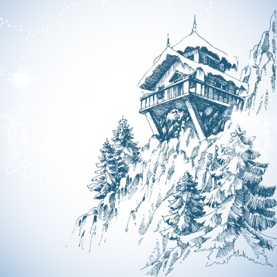 Winter Landscape Sketches 25xAI