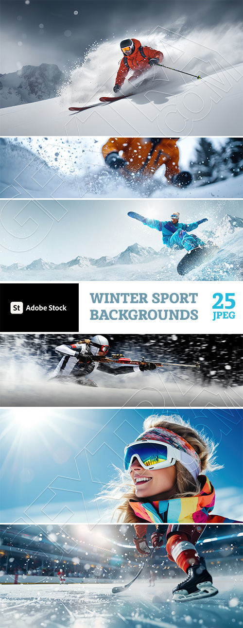 Winter Sport Backgrounds 25xJPG Winter Sport Backgrounds 25xJPG