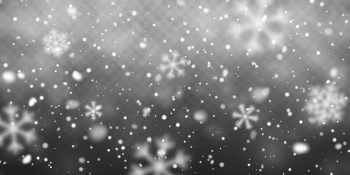 Falling Snowflakes on Transparent Backgrounds 44xAI