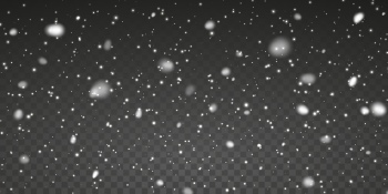 Falling Snowflakes on Transparent Backgrounds 44xAI