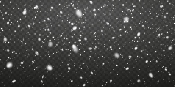 Falling Snowflakes on Transparent Backgrounds 44xAI