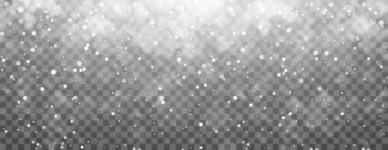Falling Snowflakes on Transparent Backgrounds 44xAI