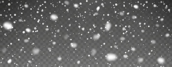 Falling Snowflakes on Transparent Backgrounds 44xAI