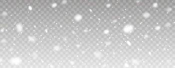 Falling Snowflakes on Transparent Backgrounds 44xAI