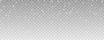 Falling Snowflakes on Transparent Backgrounds 44xAI