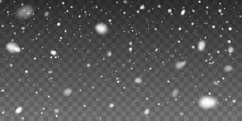 Falling Snowflakes on Transparent Backgrounds 44xAI