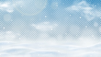 Falling Snowflakes on Transparent Backgrounds 44xAI