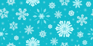 Seamless Patterns with Snowflakes 30xAI