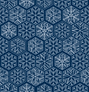 Seamless Patterns with Snowflakes 30xAI