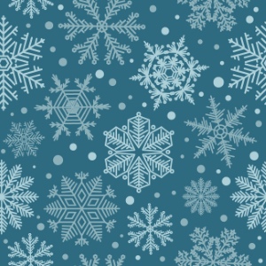 Seamless Patterns with Snowflakes 30xAI