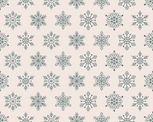 Seamless Patterns with Snowflakes 30xAI