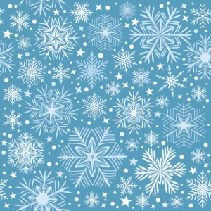 Seamless Patterns with Snowflakes 30xAI
