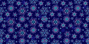 Seamless Patterns with Snowflakes 30xAI
