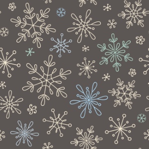 Seamless Patterns with Snowflakes 30xAI