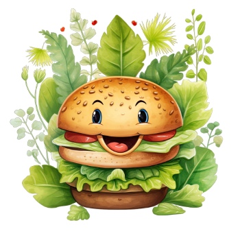 3D Illustrated Funny Cartoon Style Veggies 33xPNG