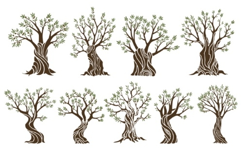 Tree Logos & Design Elements #1, 25xAI Tree Logos & Design Elements #1, 25xAI