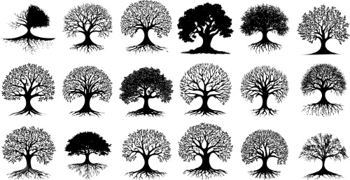 Tree Logos & Design Elements #1, 25xAI Tree Logos & Design Elements #1, 25xAI