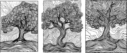 Tree Logos & Design Elements #2, 25xAI Tree Logos & Design Elements #2, 25xAI