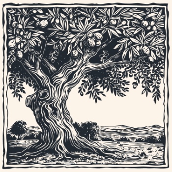 Olive Tree Design Elements #1, 25xAI Olive Tree Design Elements #1, 25xAI