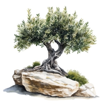 Olive Tree Design Elements #1, 25xAI Olive Tree Design Elements #1, 25xAI