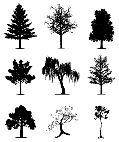 Tree Logos & Design Elements #3, 25xAI Tree Logos & Design Elements #3, 25xAI