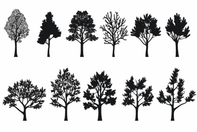 Tree Logos & Design Elements #3, 25xAI Tree Logos & Design Elements #3, 25xAI