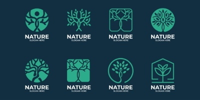 Olive Tree Design Elements #2, 25xAI