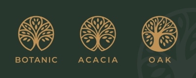 Olive Tree Design Elements #2, 25xAI