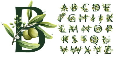 Olive Tree Design Elements #3, 25xAI Olive Tree Design Elements #3, 25xAI