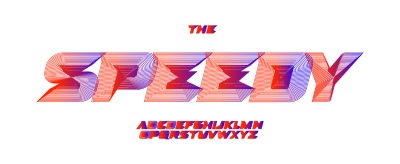 Fast Motion Effected Alphabets & Numbers 31xAI