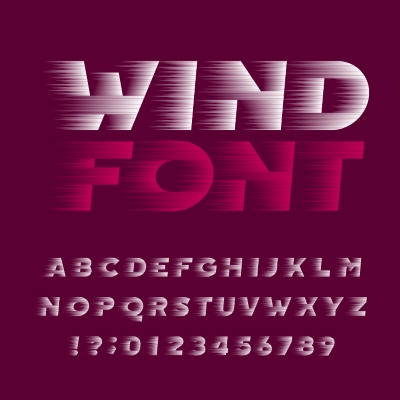 Fast Motion Effected Alphabets & Numbers 31xAI