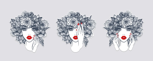 Retro Vintage Style Woman Portraits 26xAI