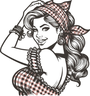 Retro Vintage Style Woman Portraits 26xAI