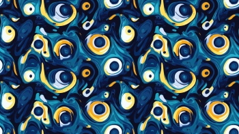 Seamless Eyes Art Images 30xJPEG