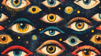 Seamless Eyes Art Images 30xJPEG