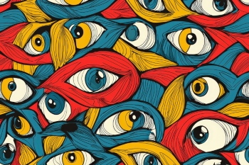 Seamless Eyes Art Images 30xJPEG